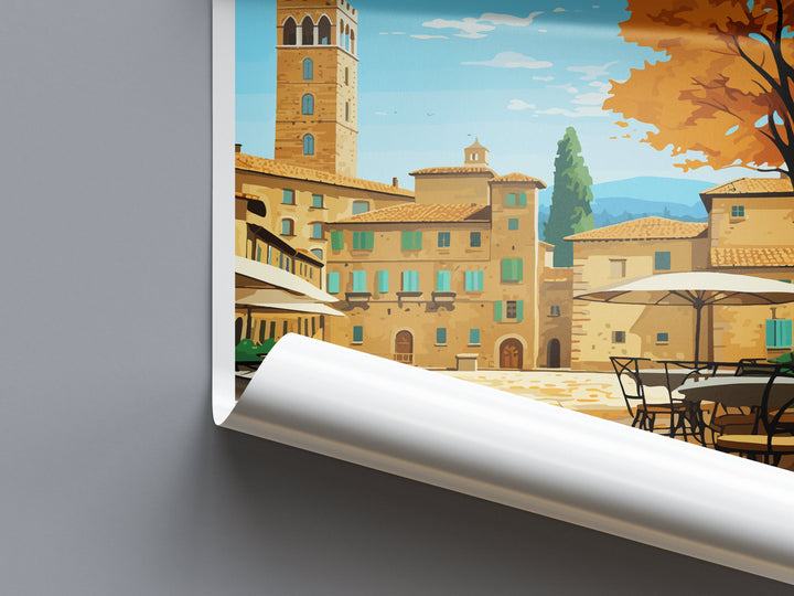 Volterra Travel Print Wall Art Volterra Italy Wall Hanging Home Decoration Volterra Gift Art Lovers Wall Art Print Volterra Italy