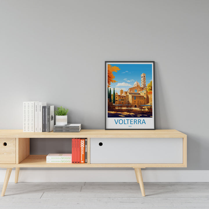 Volterra Travel Print Wall Art Volterra Italy Wall Hanging Home Decoration Volterra Gift Art Lovers Wall Art Print Volterra Italy
