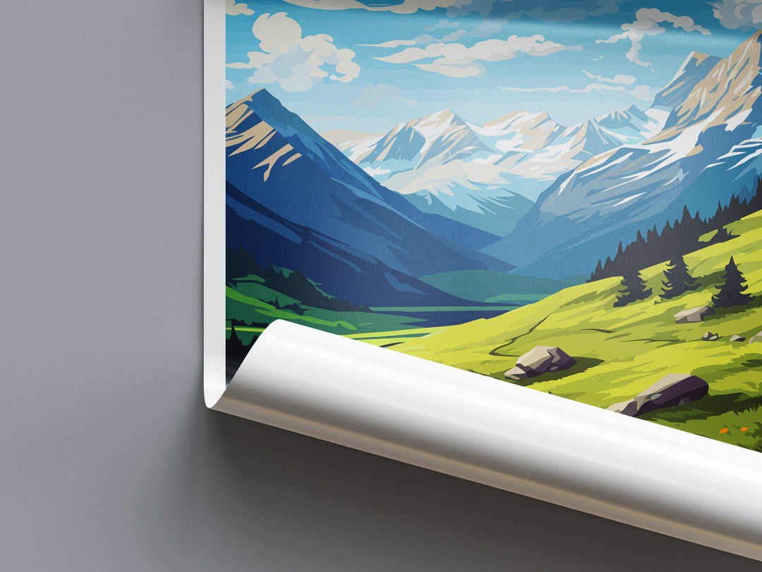 Stelvio Travel Print Wall Art Stelvio Italy Wall Hanging Home Decor Stelvio Gift Art Lovers Wall Art Print Italy