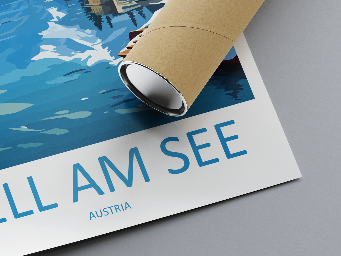 Zell Am See Print Salzburg Home Décor Zell Am See Art Print Zell Am See Wall Art for Travel Enthusiast Gift Wall Hanging Zell Am See Poster