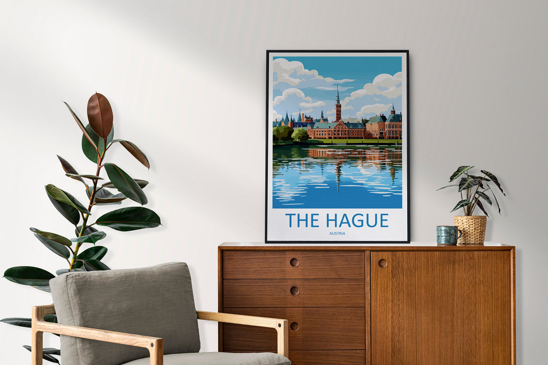 The Hague Travel Print Wall Art The Hague Wall Hanging Home Decoration The Hague Gift Art Lovers Wall Art Print The Hague Wall Décor Poster