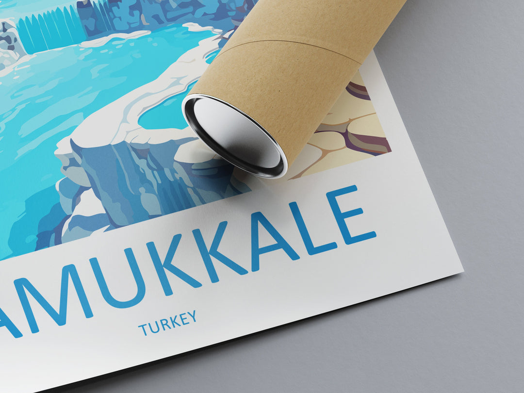 Pamukkale Travel Print Wall Art Pamukkale Wall Hanging Home Decoration Pamukkale Gift Art Lovers Wall Art Print Art Pamukkale Wall Print Art