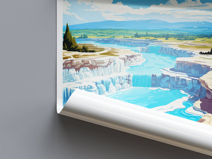 Pamukkale Travel Print Wall Art Pamukkale Wall Hanging Home Decoration Pamukkale Gift Art Lovers Wall Art Print Art Pamukkale Wall Print Art