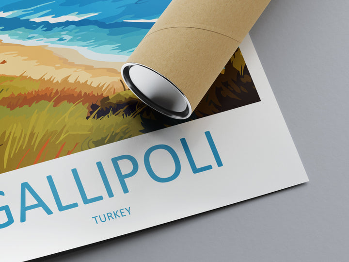 Gallipoli Travel Print Wall Art Gallipoli Wall Hanging Home Décor Gallipoli Gift Art Lovers Turkey Art Lover Gift Gallipoli Turkey Travel