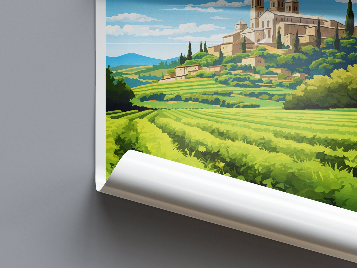 Assisi Travel Print Wall Art Assisi Wall Hanging Home Décor Assisi Gift Art Lovers Italy Art Lover Gift Assisi Print Assisi Travel Gift Art
