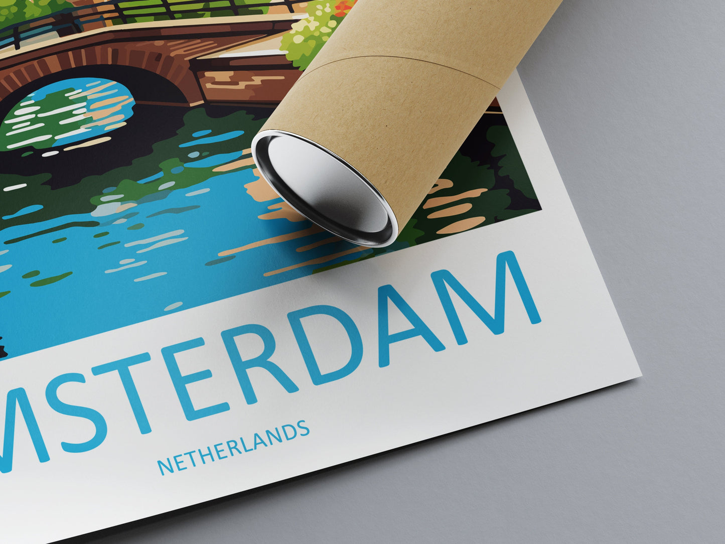 Amsterdam Travel Print Wall Art Amsterdam Wall Hanging Home Décor Amsterdam Gift Art Lovers Netherlands Art Lover Gift Amsterdam Decor