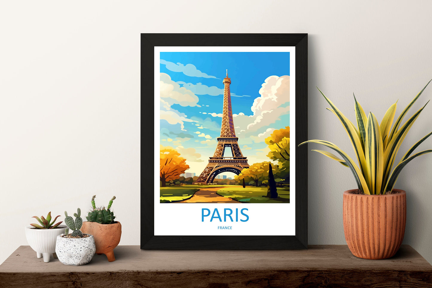Paris Travel Print Wall Art Paris Wall Hanging Home Décor Paris Gift Art Lovers France Art Lover Gift Paris Print France Wall Art Décor