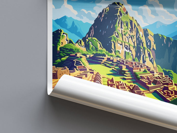 Machu Picchu Travel Print Wall Art Machu Picchu Wall Hanging Home Décor Machu Picchu Gift Art Lovers Peru Art Lover Gift Peru