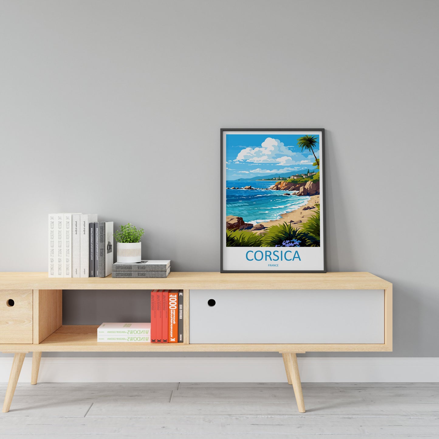 Corsica Travel Print Wall Art Corsica Wall Hanging Home Decor Corsica France Gift Art Lovers Wall Art Print Art Corsica Wall art