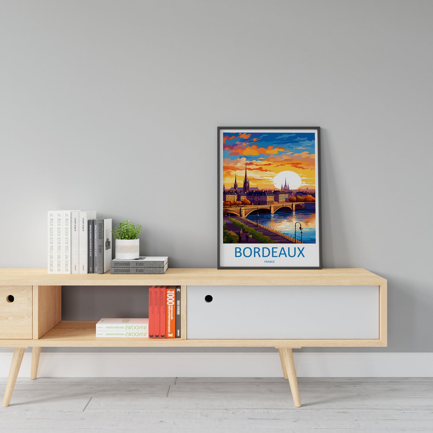 Bordeaux Travel Print Wall Art Bordeaux France Wall Hanging Home Decoration Bordeaux Gift Art Lovers Wall Art Print Bordeaux Wall Art