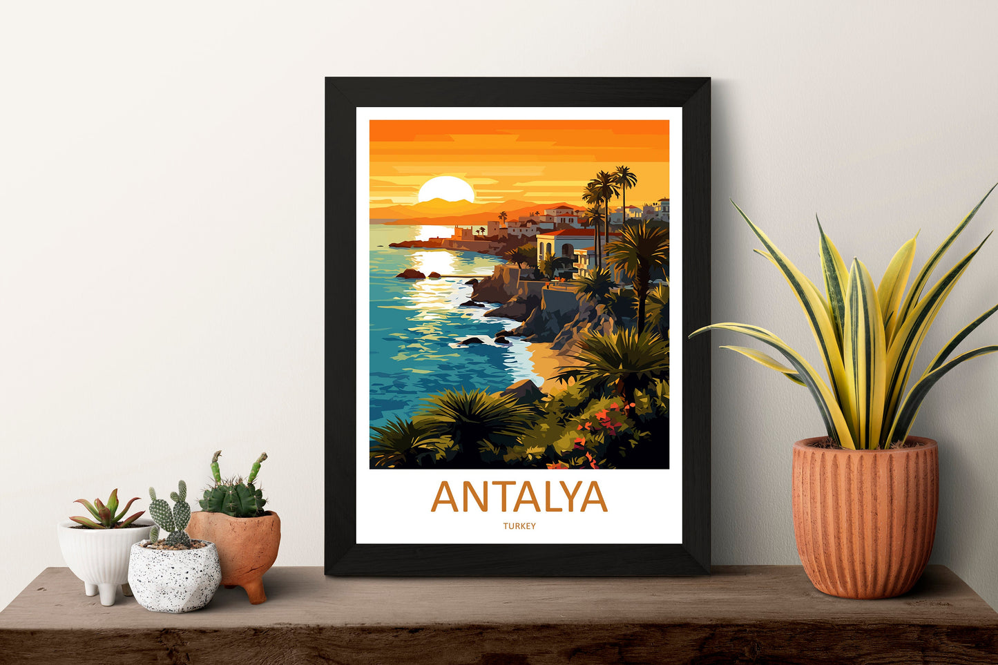 Antalya Travel Print Wall Art Antalya Wall Hanging Home Decoration Antalya Gift Art Lovers Wall Art Print Art Antalya Wall Print Turkey Art