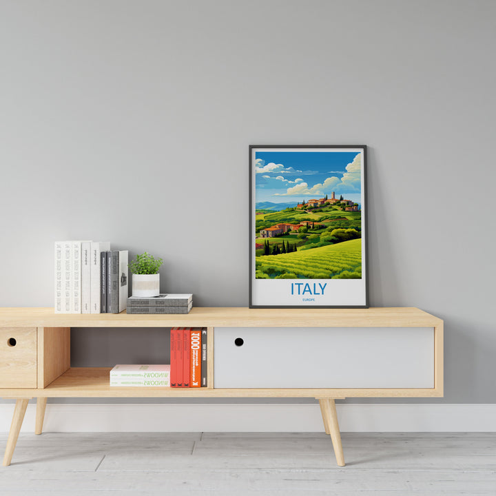 Italy Travel Print Wall Art Italy Wall Hanging Home Décor Italy Gift Art Lovers Italy Art Lover Gift Italy Print Italy Italy Art