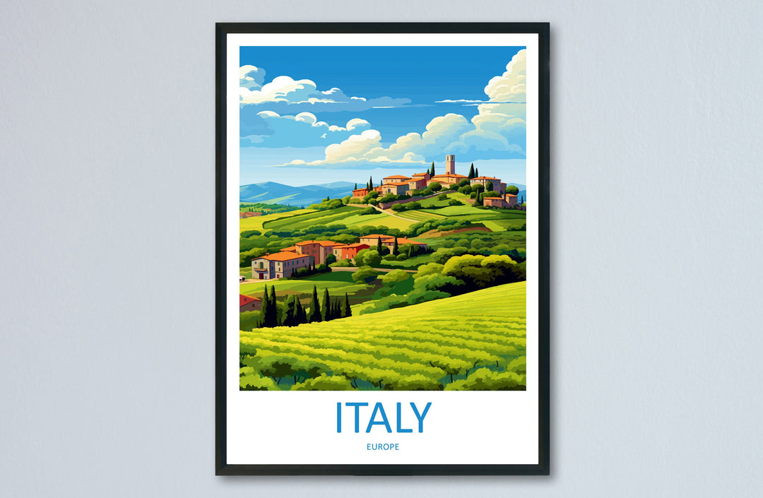 Italy Travel Print Wall Art Italy Wall Hanging Home Décor Italy Gift Art Lovers Italy Art Lover Gift Italy Print Italy Italy Art