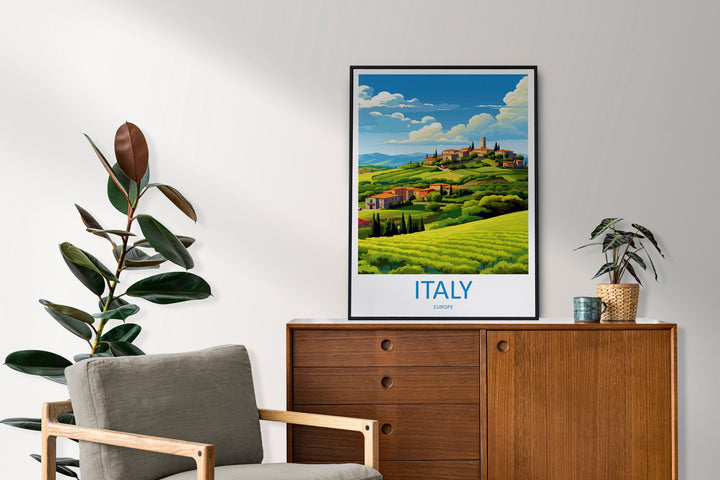 Italy Travel Print Wall Art Italy Wall Hanging Home Décor Italy Gift Art Lovers Italy Art Lover Gift Italy Print Italy Italy Art