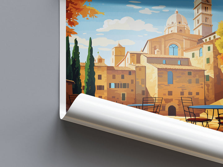 Volterra Travel Print Wall Art Volterra Italy Wall Hanging Home Decoration Volterra Gift Art Lovers Wall Art Print Volterra Italy