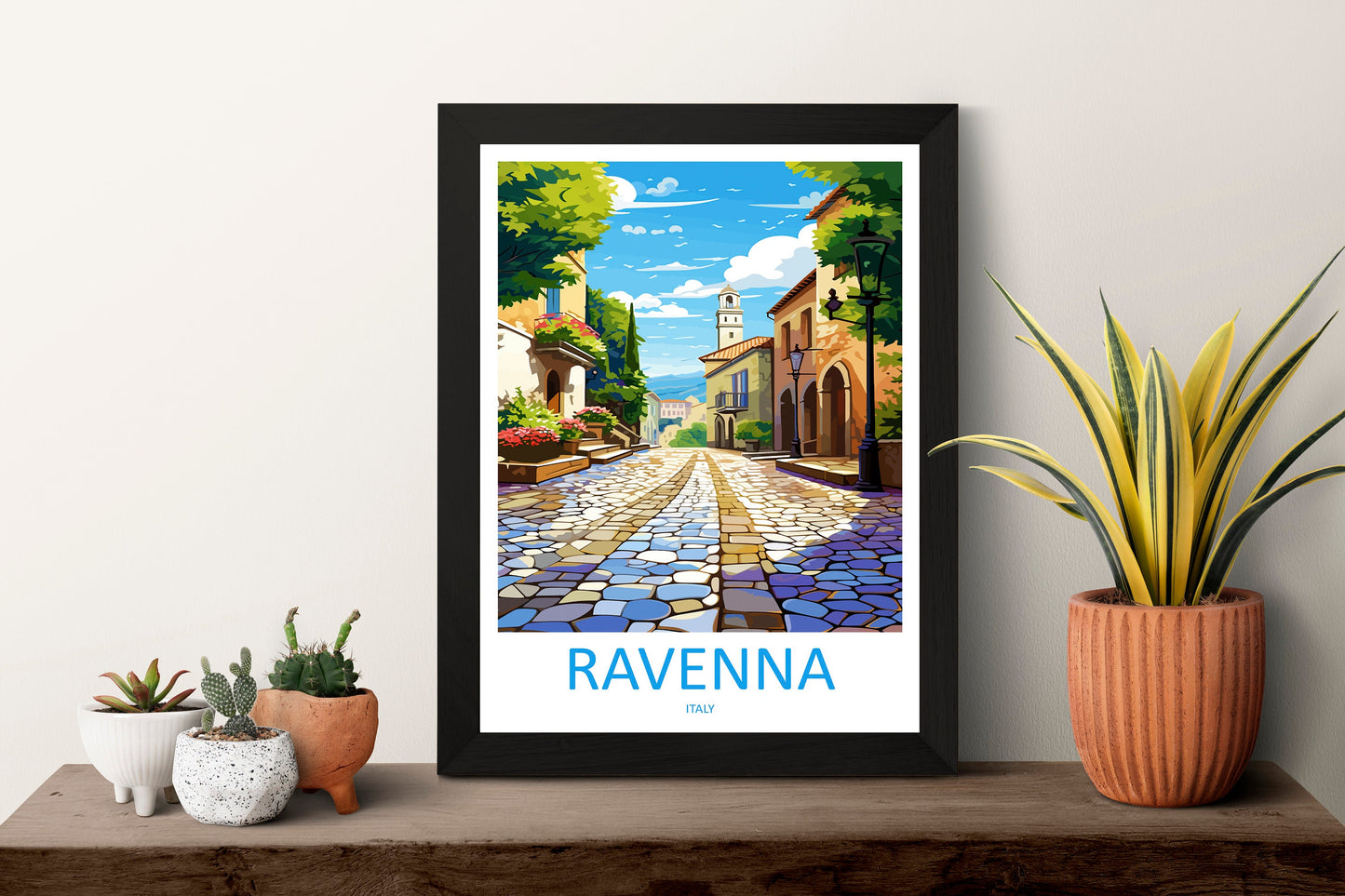Ravenna Travel Print Wall Art Ravenna Wall Hanging Home Décor Ravenna Gift Art Lovers Italy Art Lover Gift Ravenna Print Ravenna Italy Art