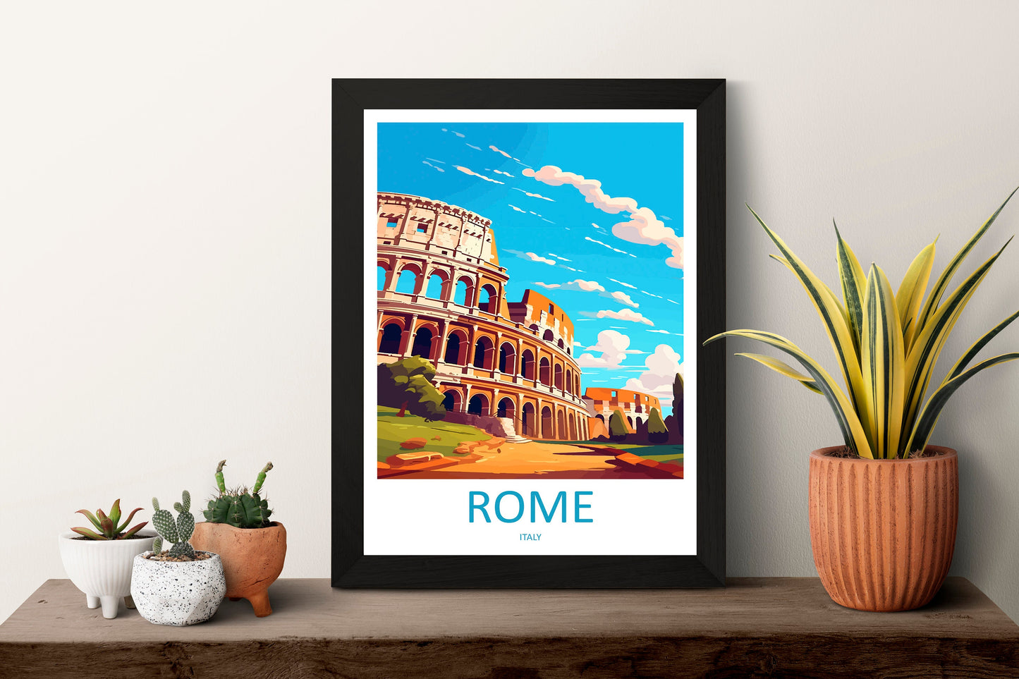 Rome Travel Print Wall Art Rome Wall Hanging Home Décor Rome Gift Art Lovers Italy Art Lover Gift Rome Print Italy Wall Art Decor