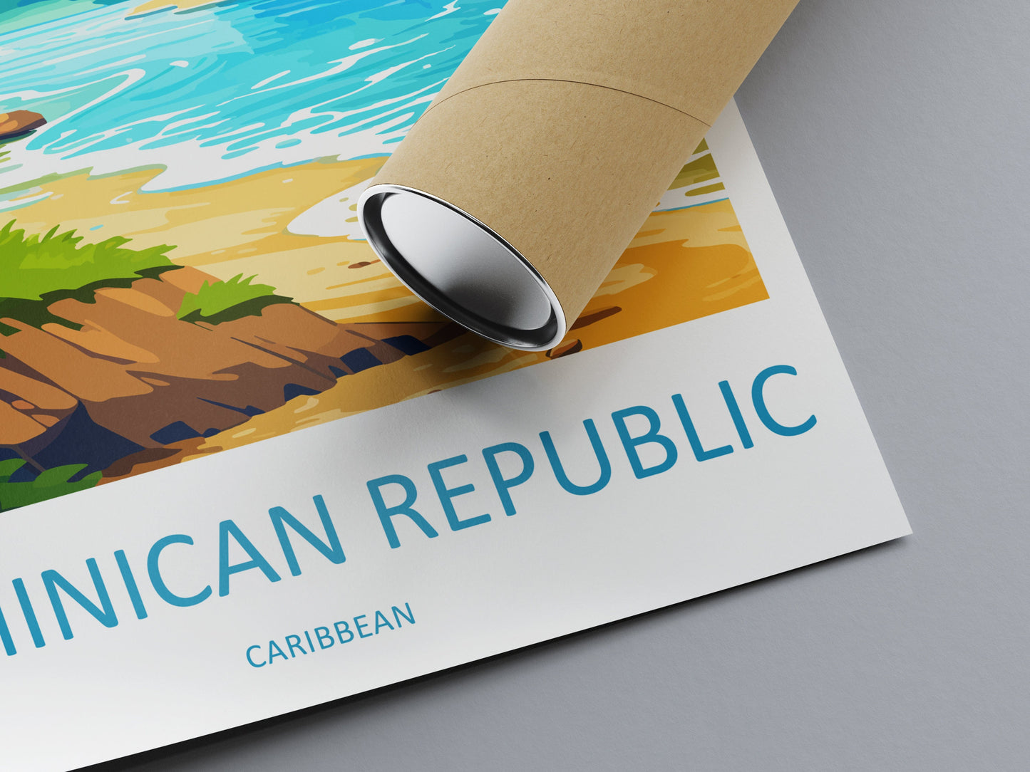 Dominican Republic Travel Print Wall Art Dominican Republic Wall Hanging Home Décor Dominican Republic Gift Art Lovers Wall Art Caribbean