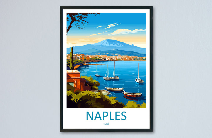 Naples Travel Print Wall Art Naples Italy Wall Hanging Home Decoration Naples Gift Art Lovers Wall Art Print Naples Italy Art Naples Art