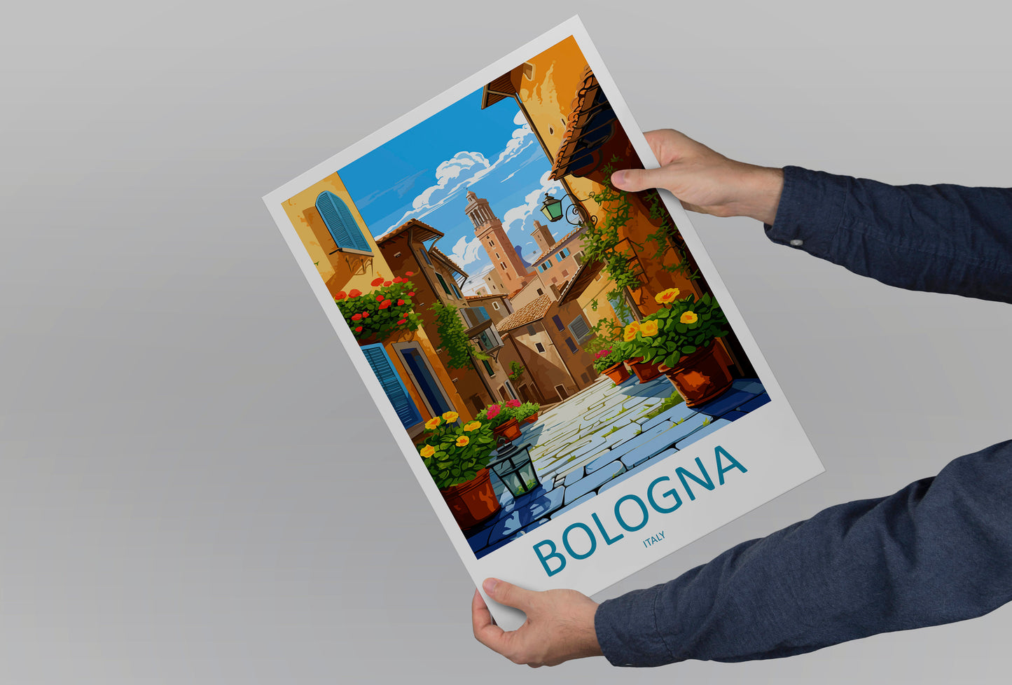 Bologna Travel Print Wall Art Bologna Wall Hanging Home Decoration Bologna Gift Art Lovers Wall Art Print Art Bologna Travel Print Italy Art