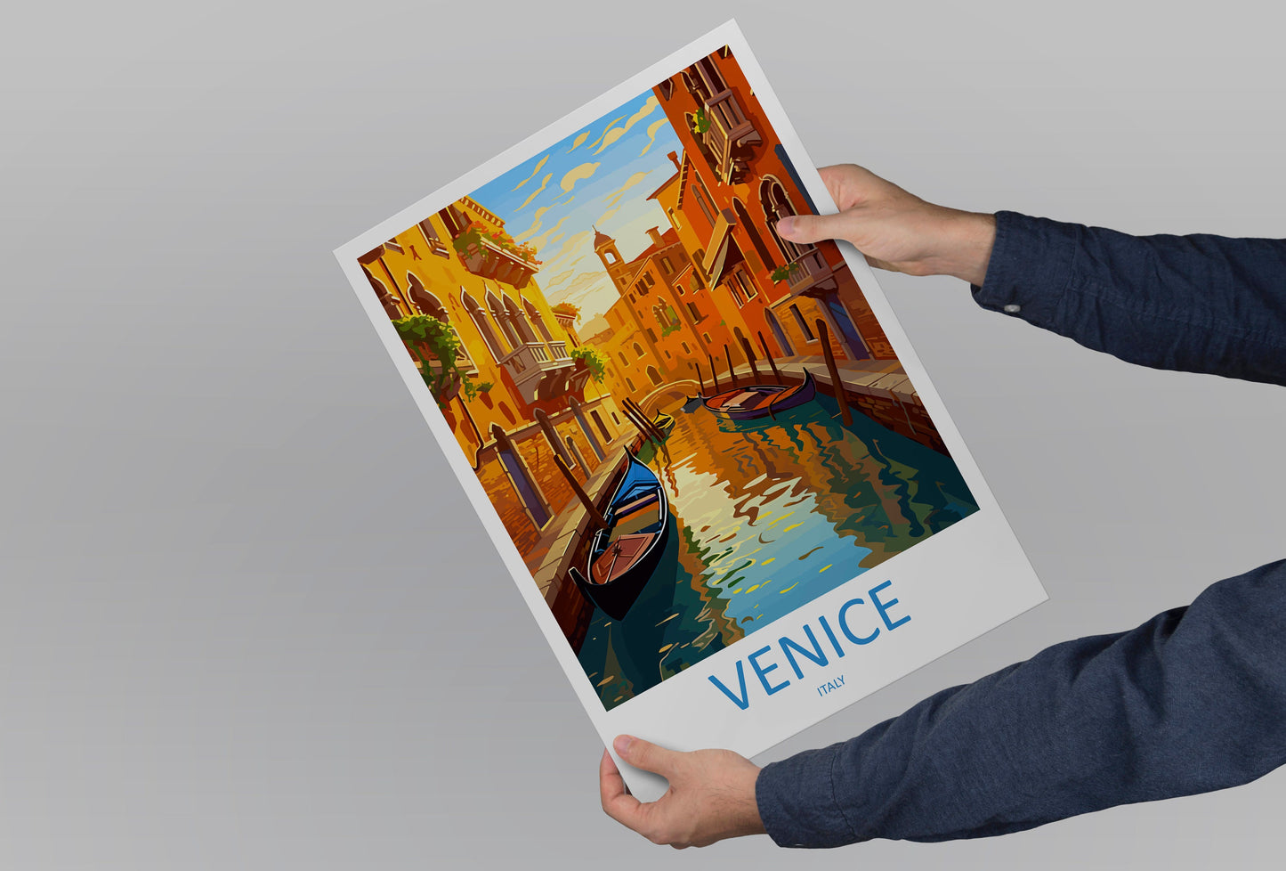 Venice Travel Print Wall Art Venice Italy Wall Hanging Home Decoration Venice Gift Art Lovers Wall Art Print Venice Italy St. Mark's Square