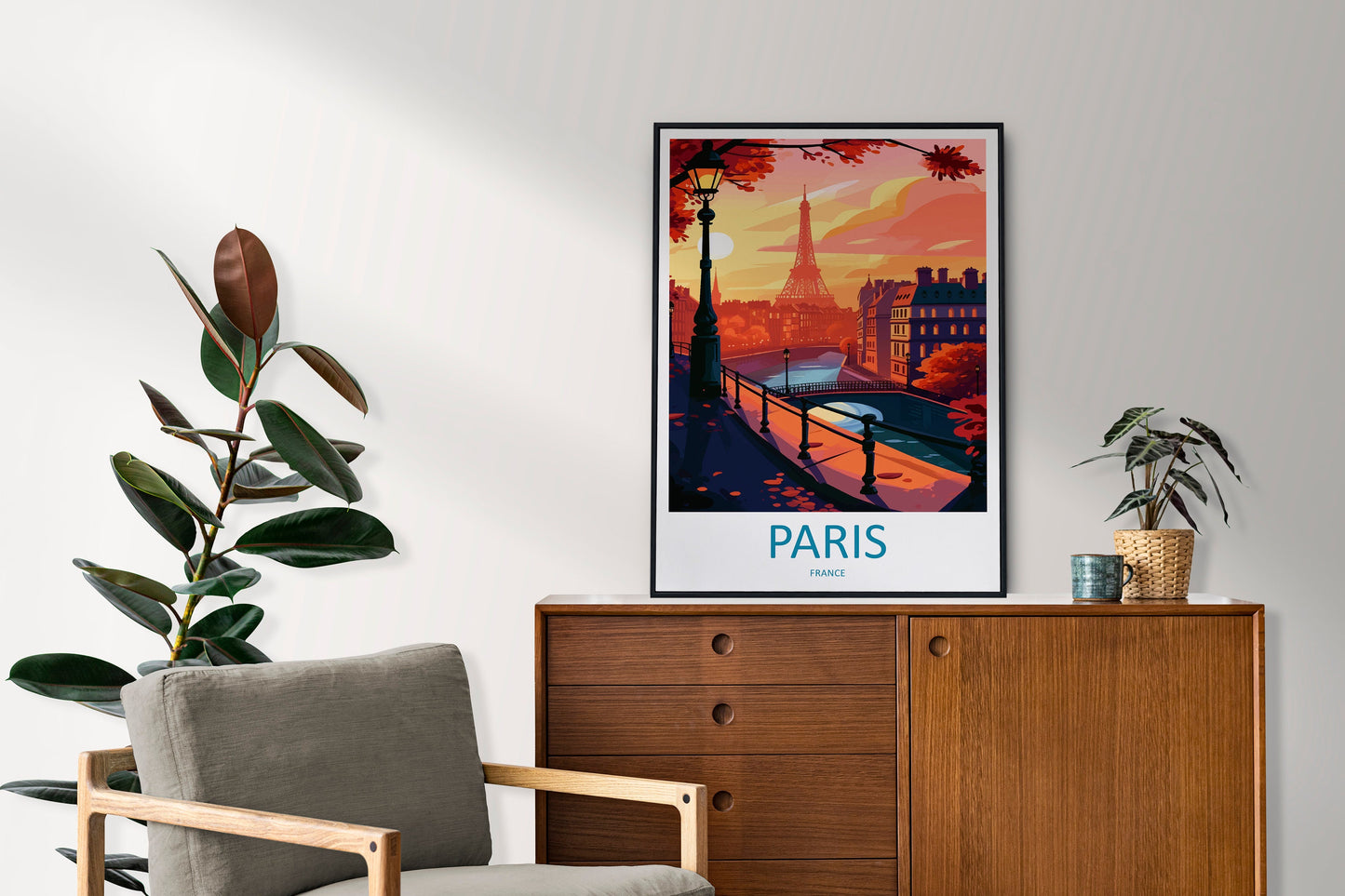 Paris Travel Print Wall Art Paris Wall Hanging Home Décor Paris Gift Art Lovers France Art Lover Gift Paris Print France Wall Art Décor