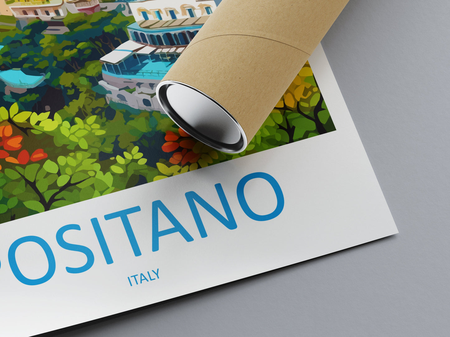 Positano Travel Print Wall Art Positano Wall Hanging Home Décor Positano Gift Art Lovers Italy Art Lover Gift Positano Print Positano Art