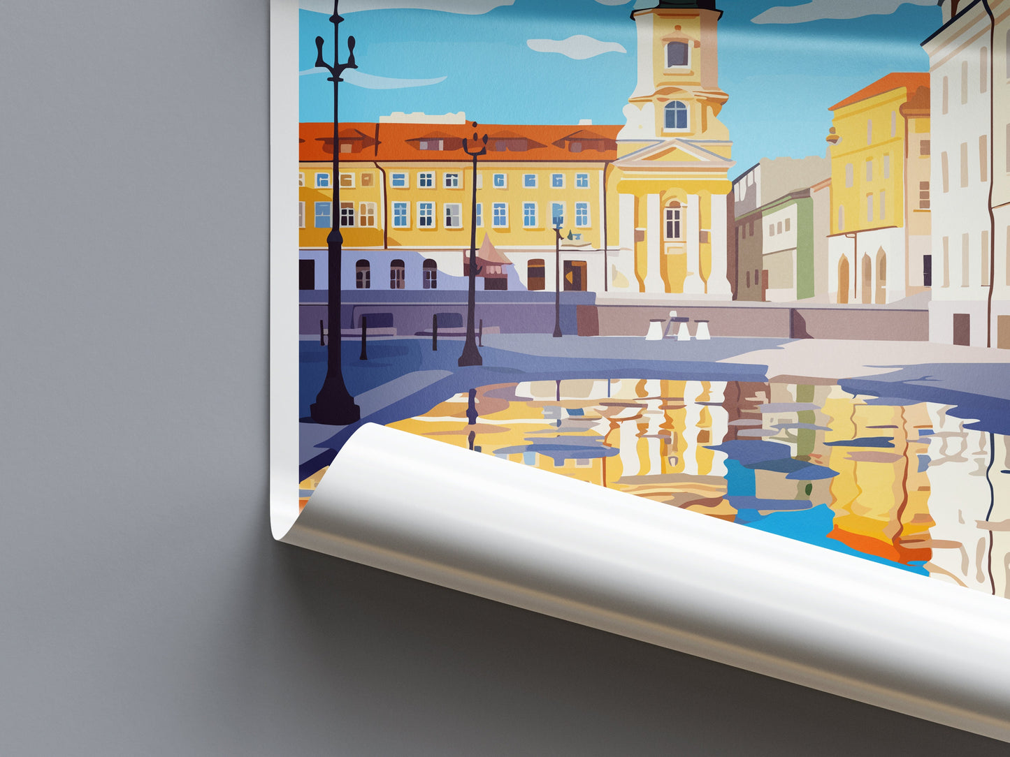 Linz Travel Print Wall Art Linz Wall Hanging Home Décor Linz Gift Art Lovers Austria Art Lover Gift Linz Travel Poster Linz Wall Poster