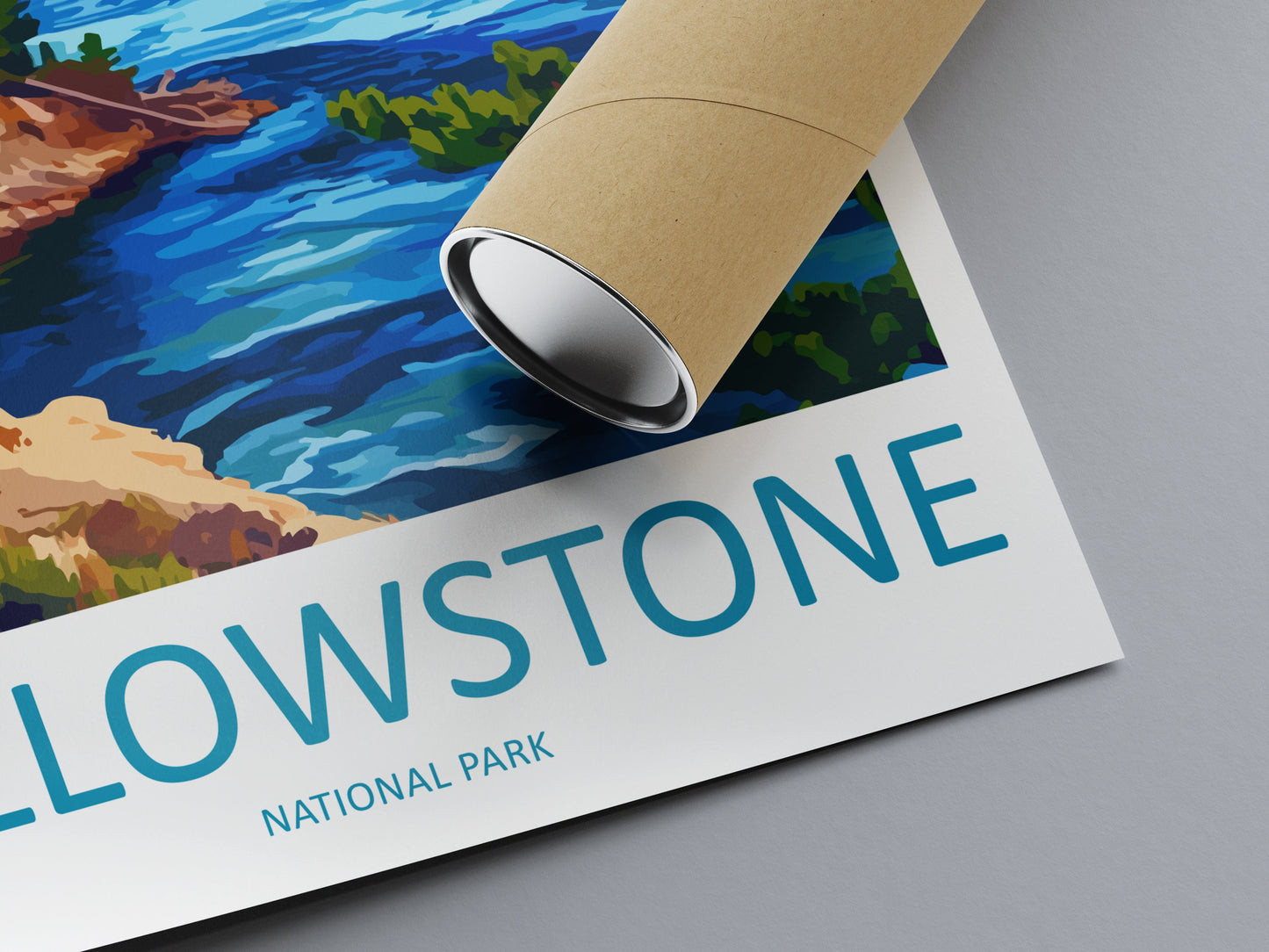 Yellowstone National Park Travel Print Wall Art Yellowstone National Park Wall Hanging Home Décor Yellowstone National Park Art Gift Poster