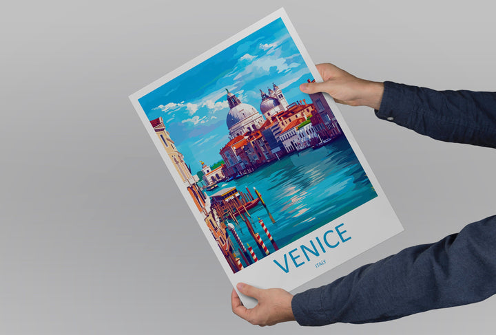 Venice Travel Print Wall Art Venice Italy Wall Hanging Home Decoration Venice Gift Art Lovers Wall Art Print Venice Italy St. Mark's Square