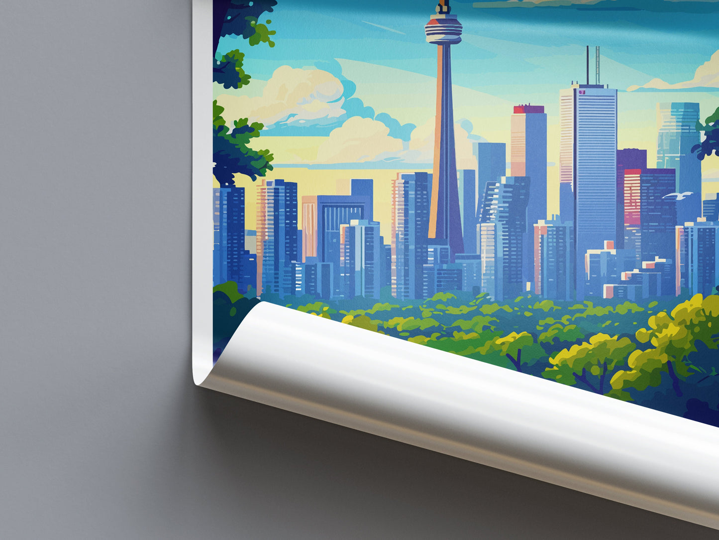Toronto Travel Print Wall Art Toronto Wall Hanging Home Décor Toronto Gift Art Lovers Canada Art Lover Gift Toronto Gift