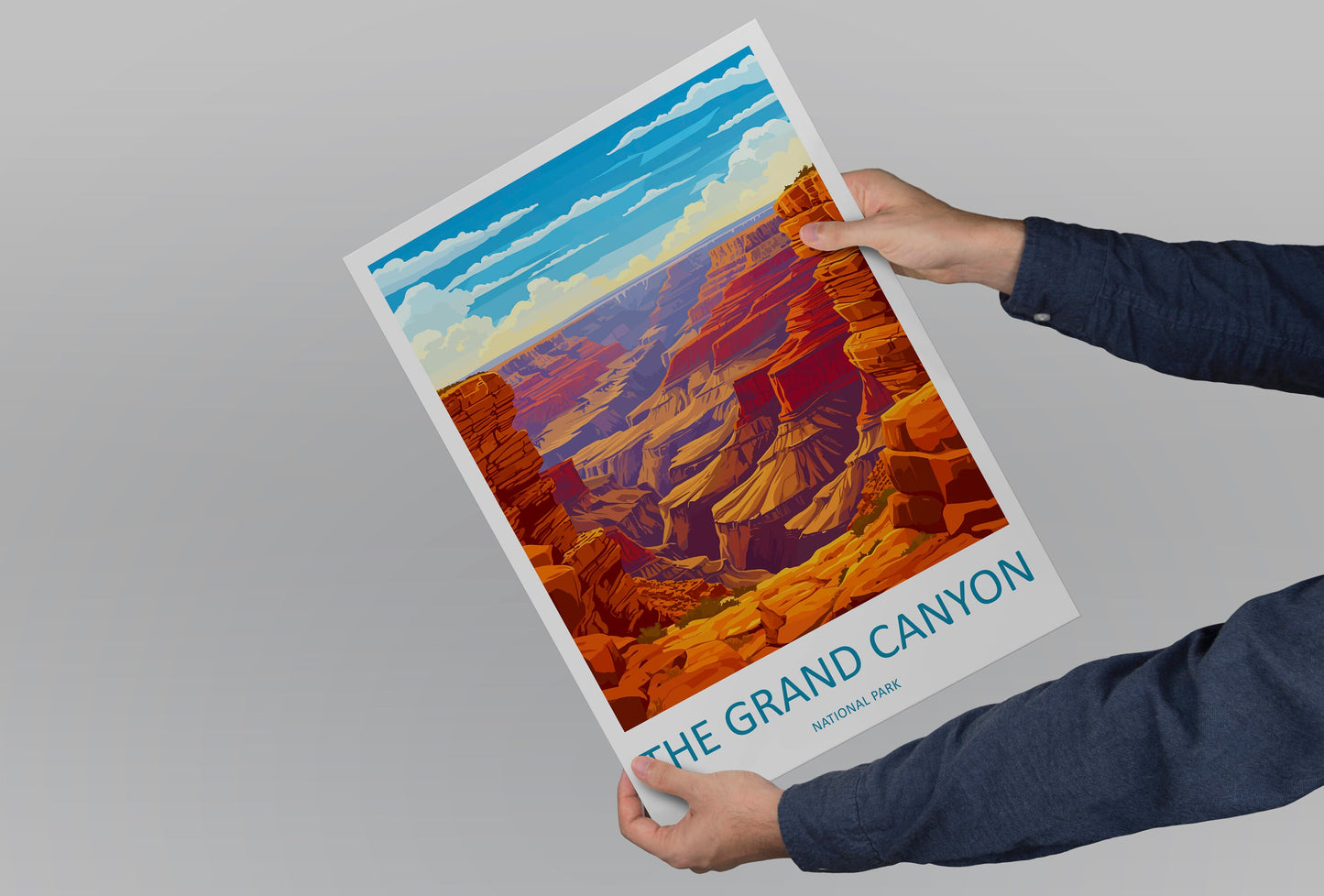 Grand Canyon National Park Travel Print Wall Art Grand Canyon Wall Hanging Home Décor Grand Canyon Gift Art Lovers Arizona Art Lover Gift
