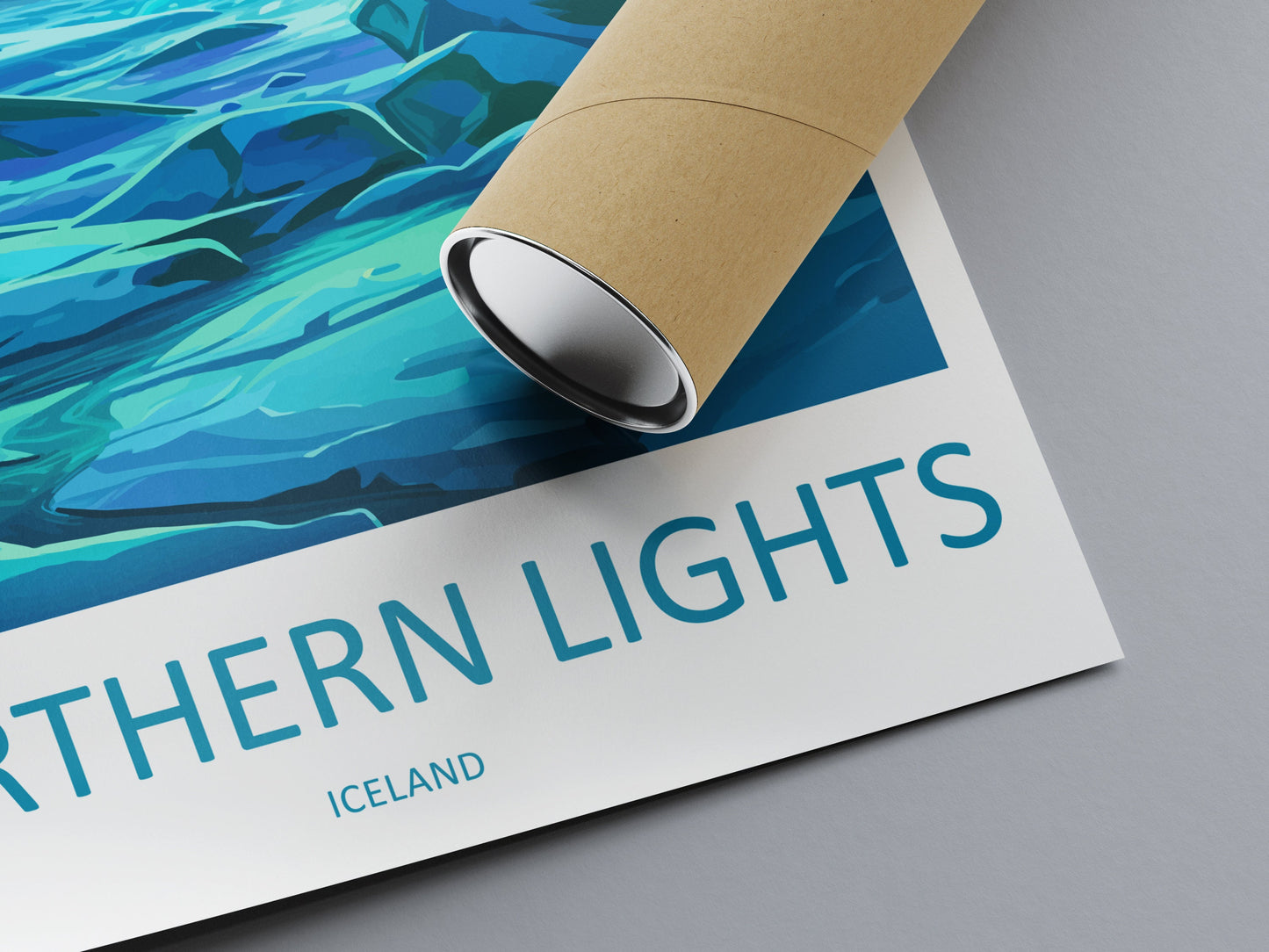 Northern Lights Travel Print Wall Art Aurora Borealis Wall Hanging Home Décor Aurora Borealis Gift Art Lovers Iceland Art Lover Gift Decor