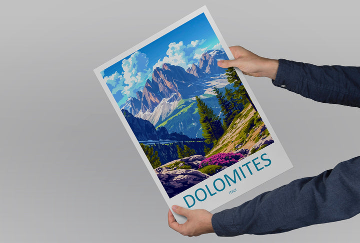 Dolomites Travel Print Dolomites Home Décor Dolomitic Alps Art Print Dolomite Mountains Room Print For Italian Mountains Gift Art Poster Art