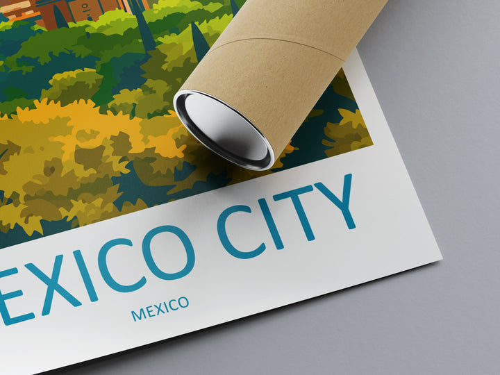 Mexico City Travel Print Wall Art Mexico City Wall Hanging Home Decoration Mexico City Gift Art Lovers Wall Art Print Art Mexico City Print