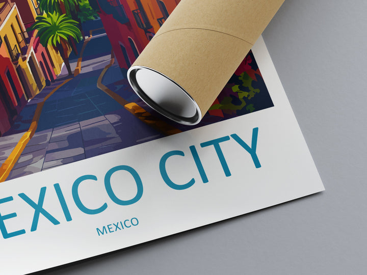 Mexico City Travel Print Wall Art Mexico City Wall Hanging Home Decoration Mexico City Gift Art Lovers Wall Art Print Art Mexico City Print