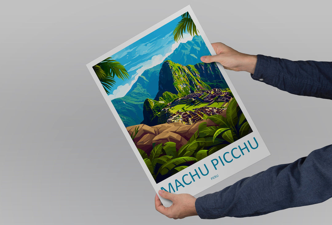 Machu Picchu Travel Print Wall Art Machu Picchu Wall Hanging Home Décor Machu Picchu Gift Art Lovers Peru Art Lover Gift Peru
