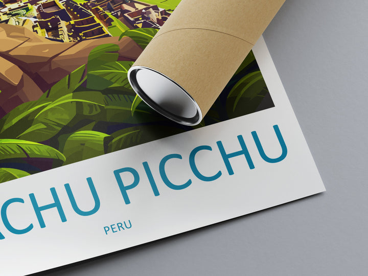 Machu Picchu Travel Print Wall Art Machu Picchu Wall Hanging Home Décor Machu Picchu Gift Art Lovers Peru Art Lover Gift Peru