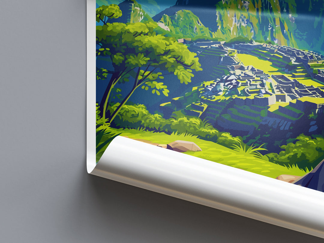 Machu Picchu Travel Print Wall Art Machu Picchu Wall Hanging Home Décor Machu Picchu Gift Art Lovers Peru Art Lover Gift Peru