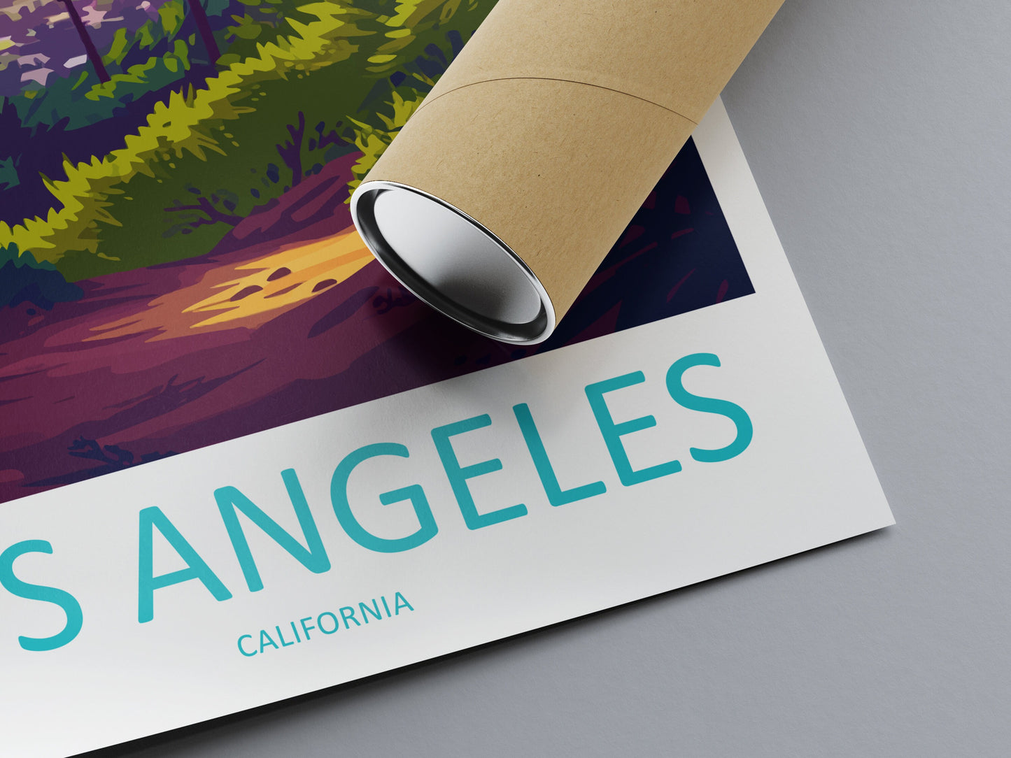 Los Angeles Travel Print Wall Art Los Angeles Wall Hanging Home Décor Los Angeles Gift Art Lovers California Art Lover Gift Los Angeles Deco