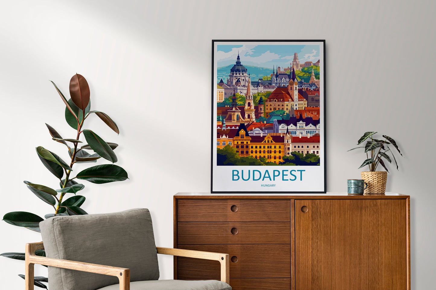 Budapest Travel Print Wall Art Budapest Wall Hanging Home Décor Budapest Gift Art Lovers Hungary Art Lover Gift Budapest Wall Décor