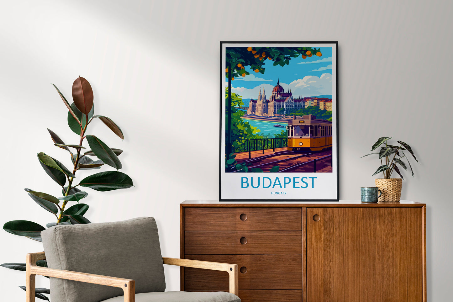Budapest Travel Print Wall Art Budapest Wall Hanging Home Décor Budapest Gift Art Lovers Hungary Art Lover Gift Budapest Wall Décor