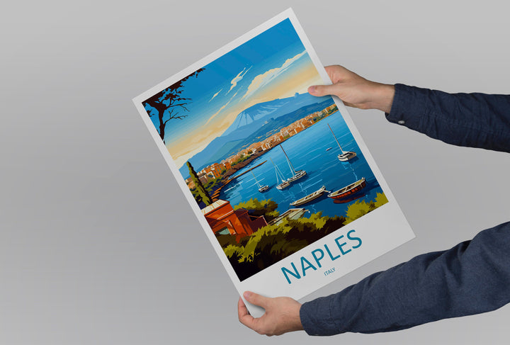 Naples Travel Print Wall Art Naples Italy Wall Hanging Home Decoration Naples Gift Art Lovers Wall Art Print Naples Italy Art Naples Art