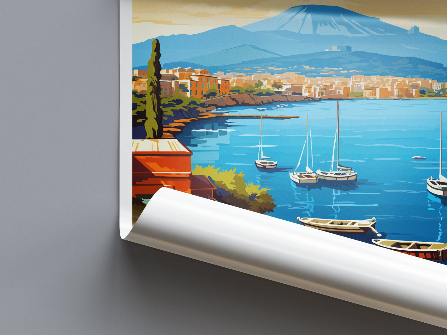 Naples Travel Print Wall Art Naples Italy Wall Hanging Home Decoration Naples Gift Art Lovers Wall Art Print Naples Italy Art Naples Art