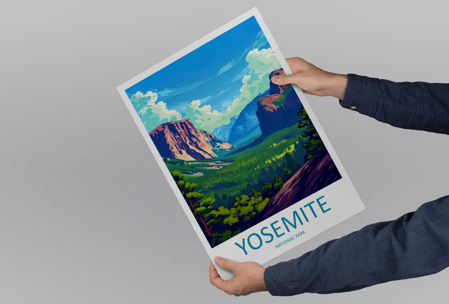 Yosemite Travel Print Wall Art Yosemite Wall Hanging Home Decor National Park Gift Yosemite Lovers National Park Wall Yosemite National Park