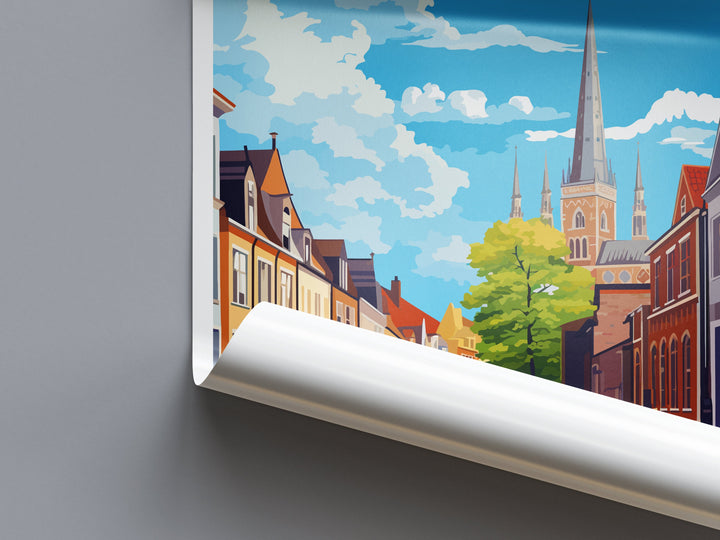 Aachen Travel Print Wall Art Aachen Wall Hanging Home Décor Aachen Gift Art Lovers Germany Art Lover Gift Aachen Art Travel Gift