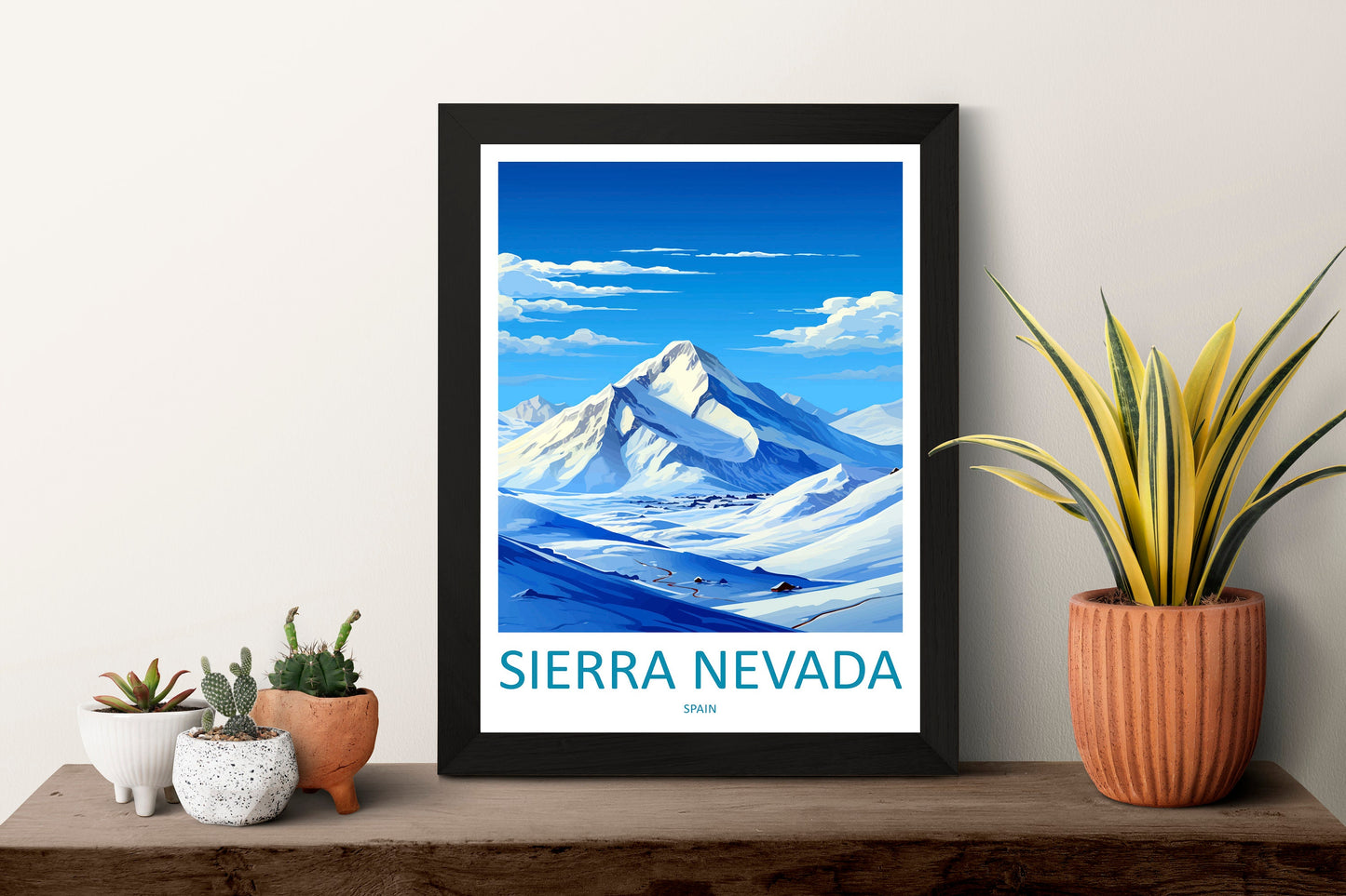 Sierra Nevada National Park Travel Print Wall Art Sierra Nevada National Park Wall Hanging Home Décor Sierra Nevada National Park Gift Art