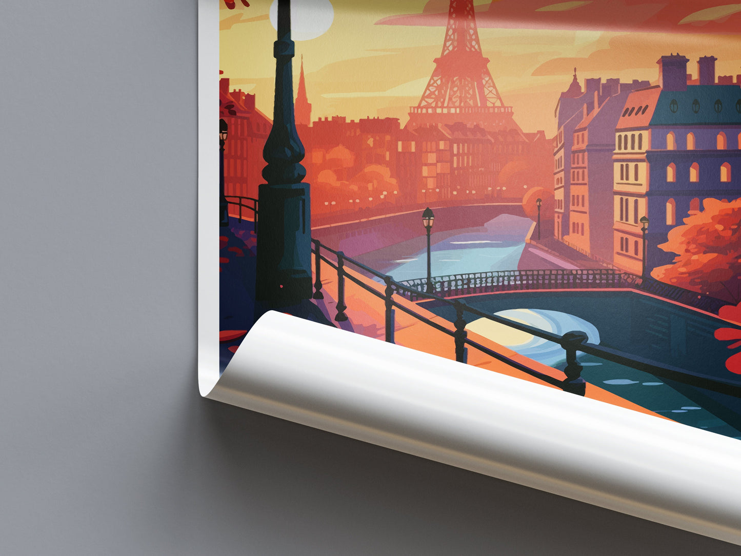 Paris Travel Print Wall Art Paris Wall Hanging Home Décor Paris Gift Art Lovers France Art Lover Gift Paris Print France Wall Art Décor