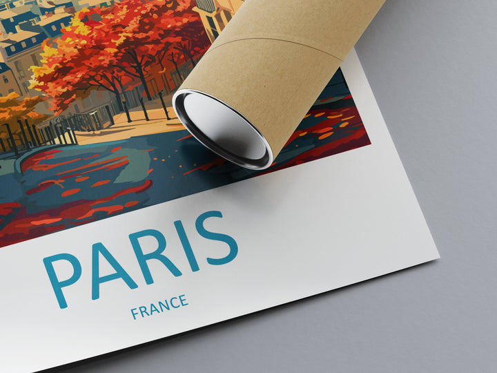 Paris Travel Print Wall Art Paris Wall Hanging Home Décor Paris Gift Art Lovers France Art Lover Gift Paris Print France Wall Art Décor