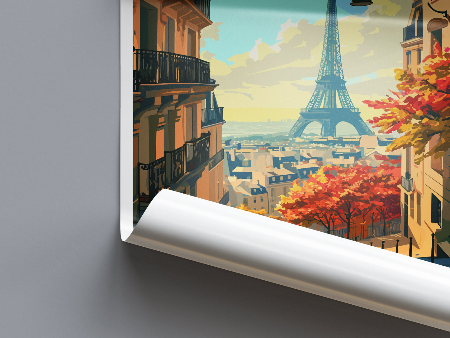 Paris Travel Print Wall Art Paris Wall Hanging Home Décor Paris Gift Art Lovers France Art Lover Gift Paris Print France Wall Art Décor